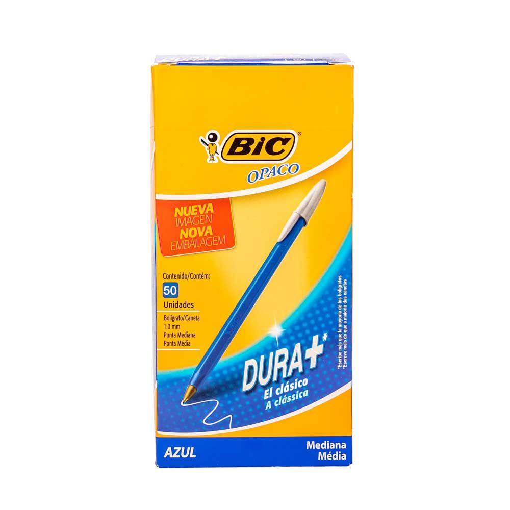 BOLIGRAFO BIC OPACO DE TRAZO GRUESO DURA +